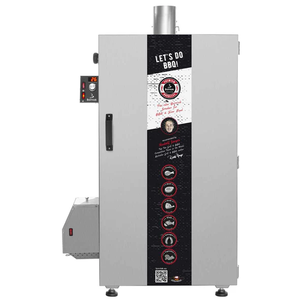 [BBDS-150] Räucherofen 150L BBQ Edelstahl SIMPLE