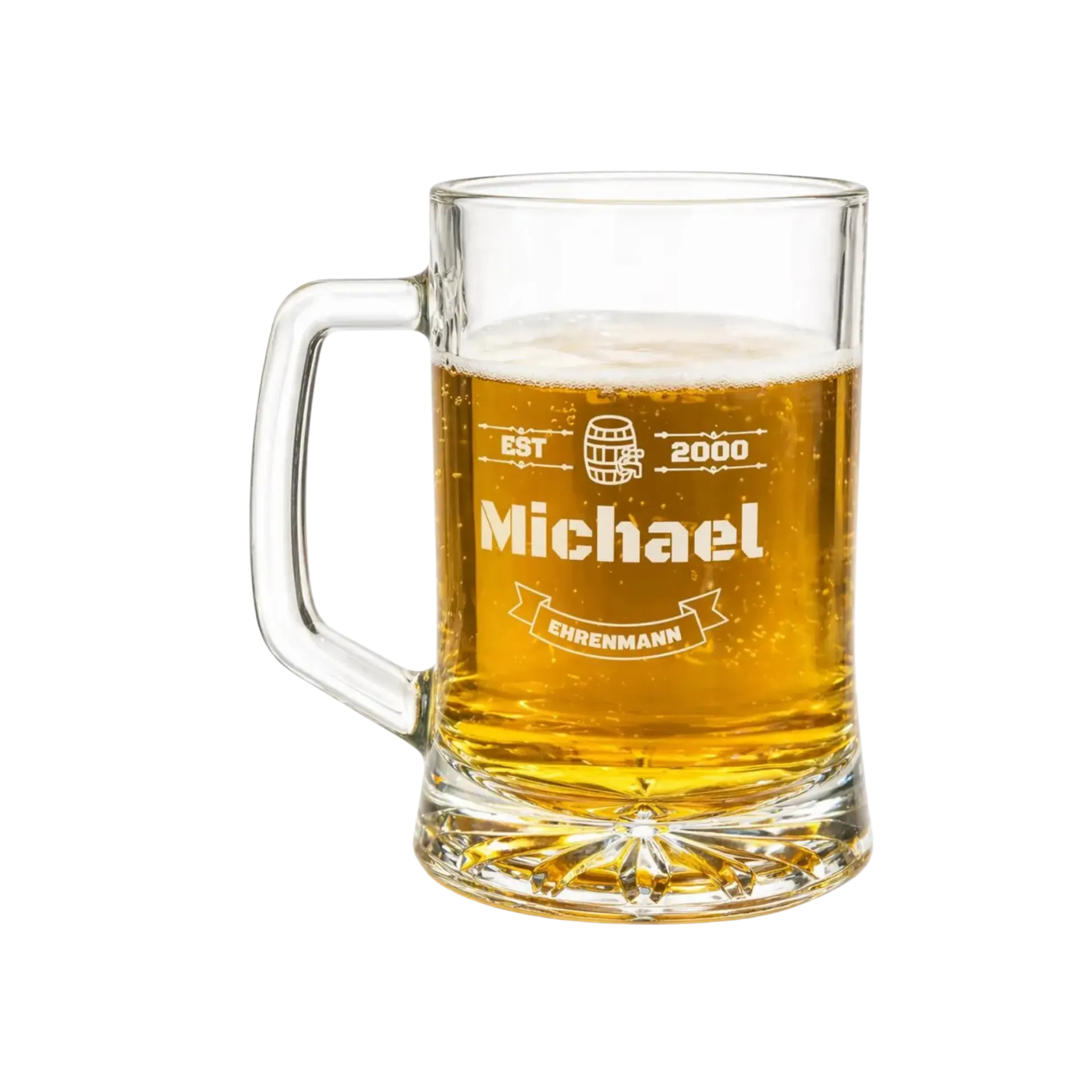 Bierkurg mit Gravur